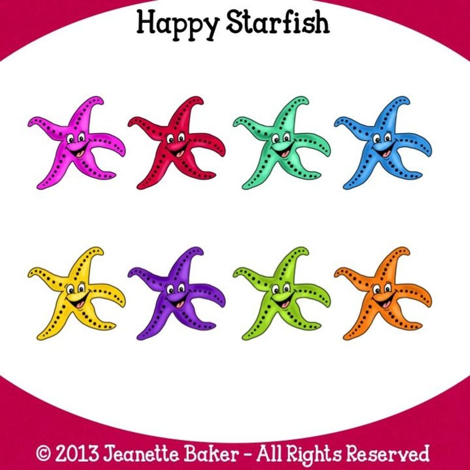 Starfish Clip Art N82
