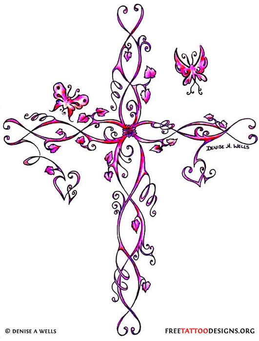 Cross Tattoo Designs N15