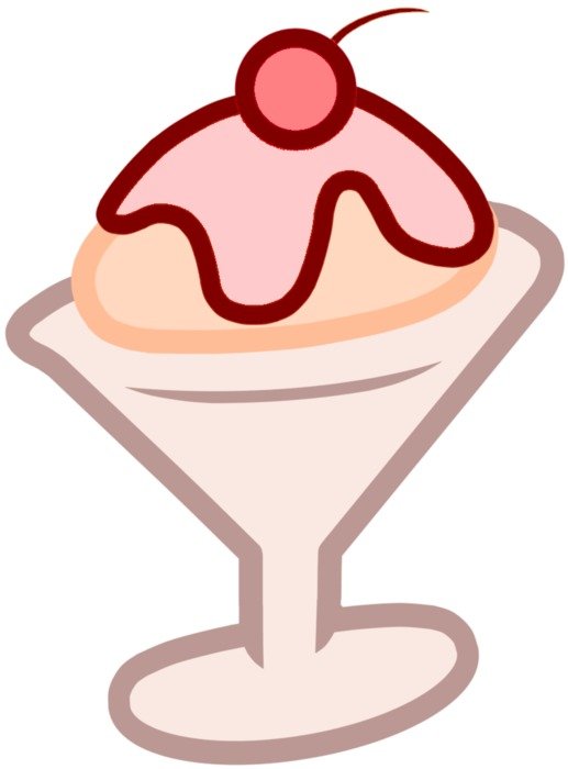 Dessert as a picture for clipart