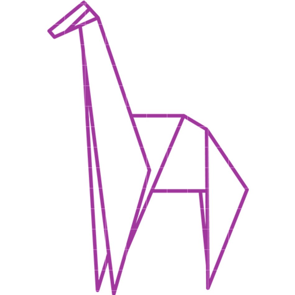 Giraffe Outline Clip Art N3