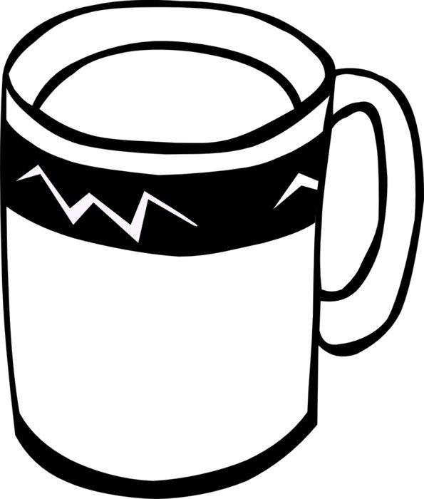 Cup Clip Art Black And White N6