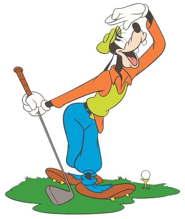 Goofy Golf Clip Art N4