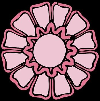 Rosette Ornament Clip Art