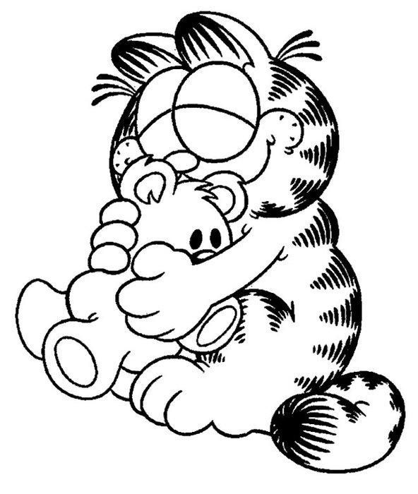 Garfield Coloring Pages N6