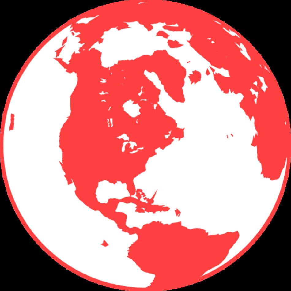 Coral Globe Clip Art