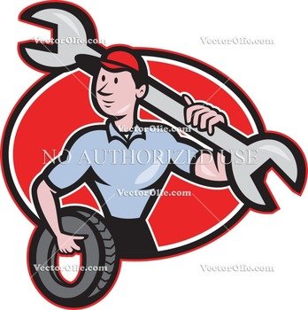 Mechanic Engineer Cartoon