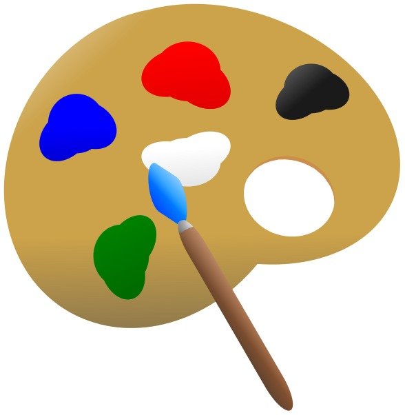 Paint Palette Clip Art N33
