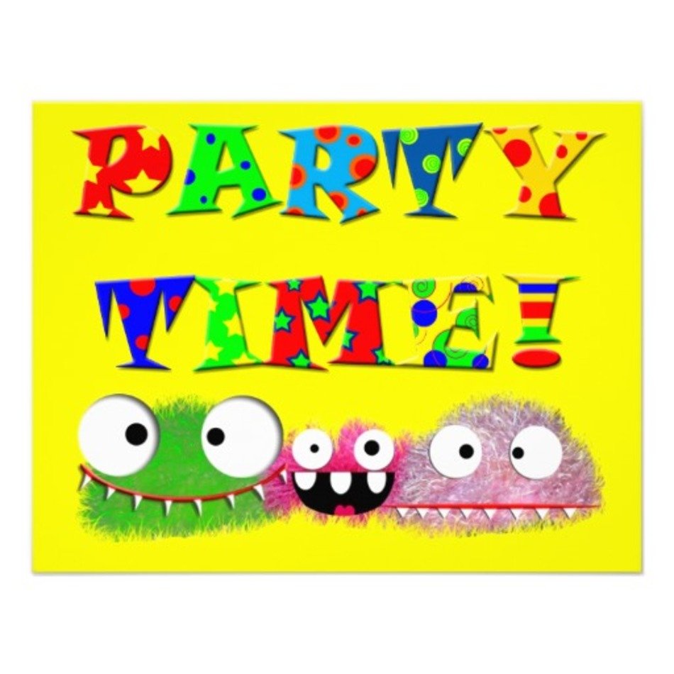 Cartoon Kids Birthday Party