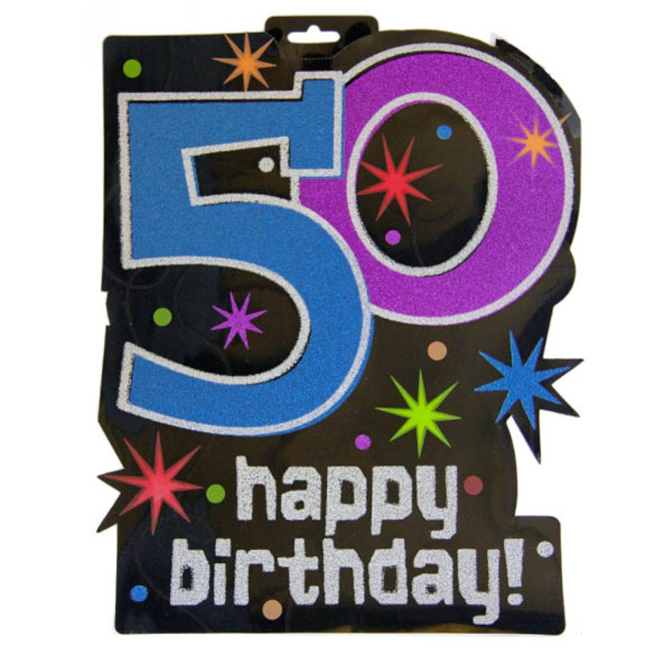 Happy 50th Birthday Party Supplies