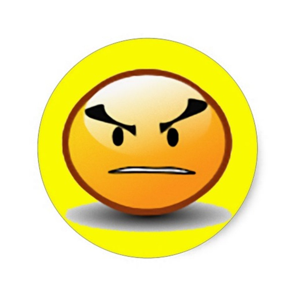 Angry Smiley Face N19