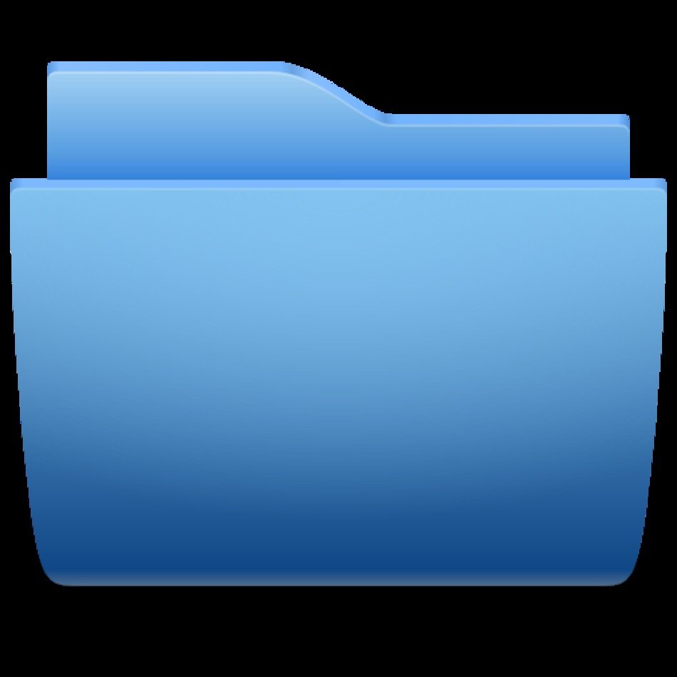 Blue Folder Icon free image download