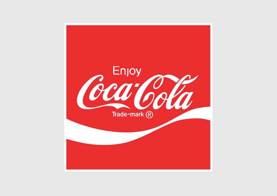 İllustration of the Coca Cola Logo