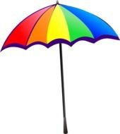 Beach Umbrella Clip Art N76
