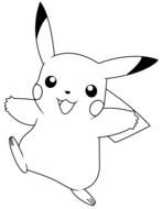 Pokemon Coloring Page drawing