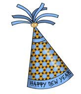 Happy New Year Party Hats Free Crafty Clipart Prints For Your