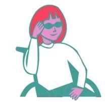 Girl Wheelchair Clip Art N3