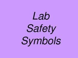 "Lab Safety Symbols" clipart