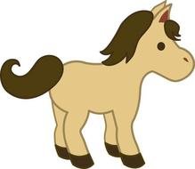 Cartoon Horse Clip Art N85