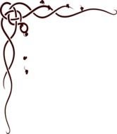 Corner Scroll Borders Clip Art N20