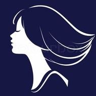 woman face silhouette
