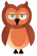 isolated cartoon owl