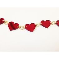 Heart Rows gold