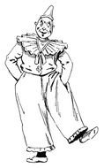 Vintage Circus Clip Art drawing