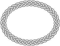 Clip art of oval Frame