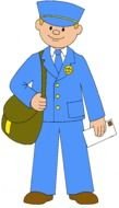 Free Clip Art For Mail Carrier Man