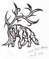 Wolf Angel Tattoo