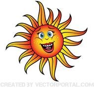 Sun Vector Clip Art N13