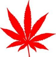 Weed Marijuana Leaf Clip Art N34