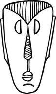 African Mask Templates Printable darwing