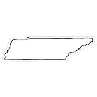 Tennessee State Map Outline drawing