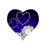 Diamond Heart Designs Clip Art