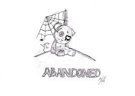 drawn zombie teddy