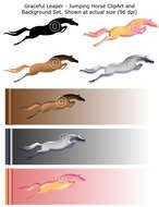 Jumping Horse Clip Art N25