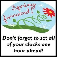 Spring Forward Daylight Savings Time 2015 N7