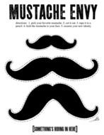 Free Mustache Cut Outs Printable