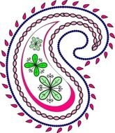Paisley Clip Art N25