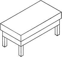 Bench Clip Art drawing