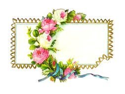 Flowers Clip Art Labels