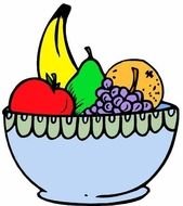 Fruit Bowl Drawing N3