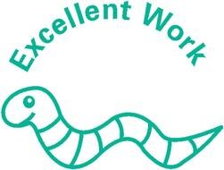 "Excellent Work" Sign clipart