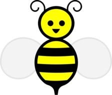 computer-generated image of a bee