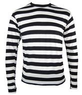 Beautiful black and white striped longsleeve