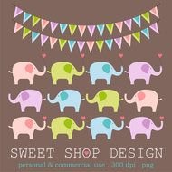 Baby Shower Elephant Clip Art Free N7