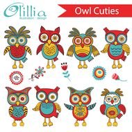 Cliparts Owl Cuties Clipart