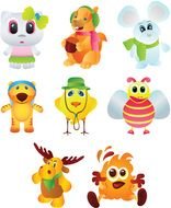 Cartoon Laughing Animal Clip Art N4