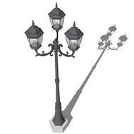 Lamp Post Clip Art N19